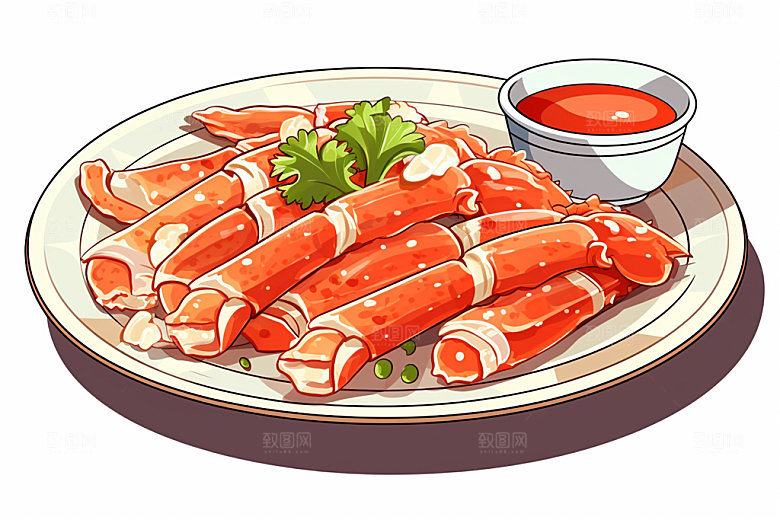 寒露节气传统插画