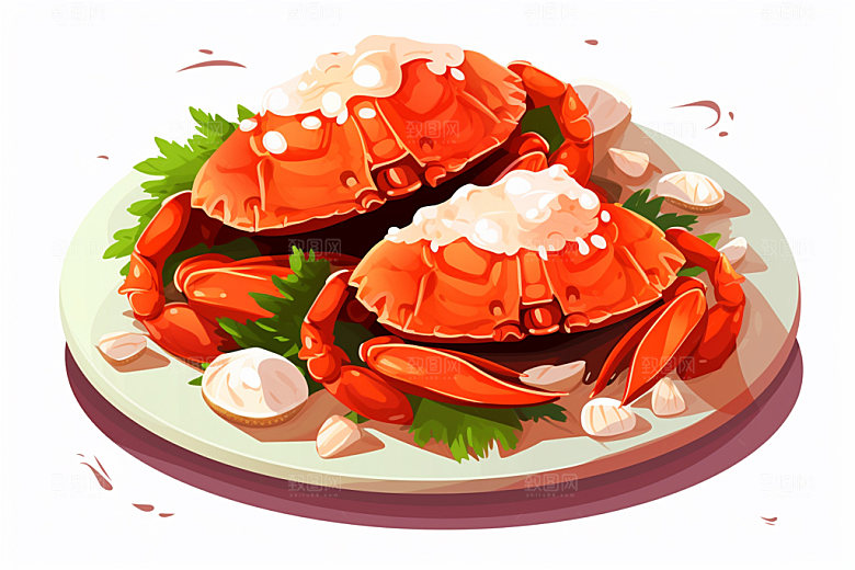 寒露手绘秋天插画