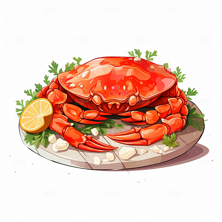 寒露秋天文艺插画