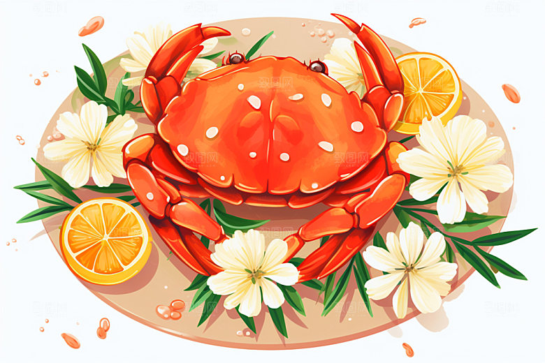 寒露手绘秋意插画