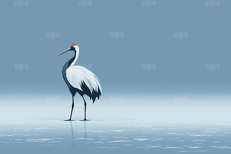 寒露手绘传统插画