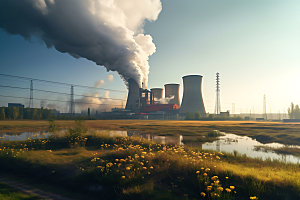 核能发电厂新能源清洁能源工业基地