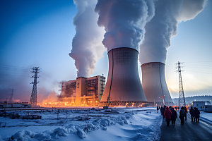 核能发电厂新能源工厂工业基地