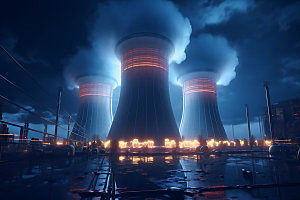 核能发电厂环保工厂工业基地
