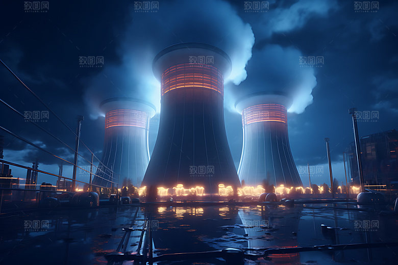 核能发电厂环保工厂工业基地