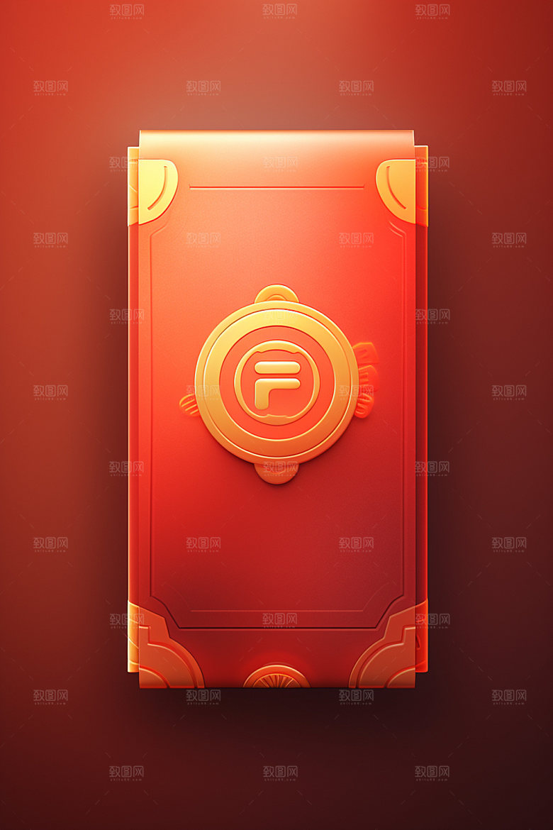 红包促销中国年元素