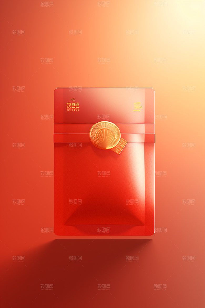 红包新年促销元素