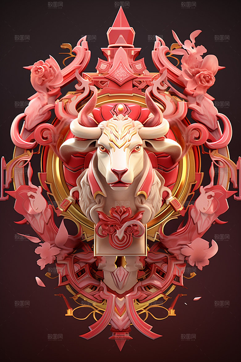 红包立体节日元素