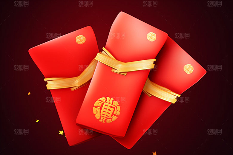 红包3D新春元素
