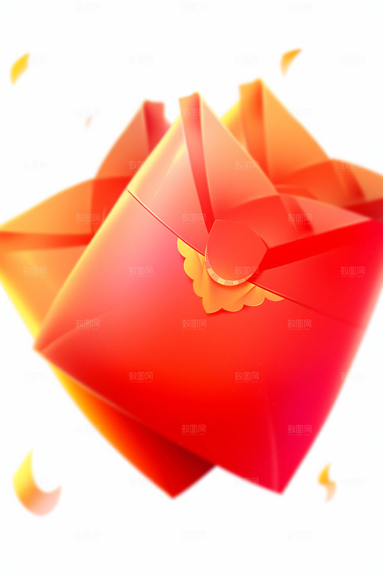红包立体节日元素