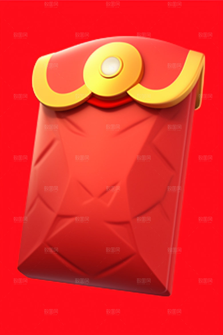 红包新年立体元素