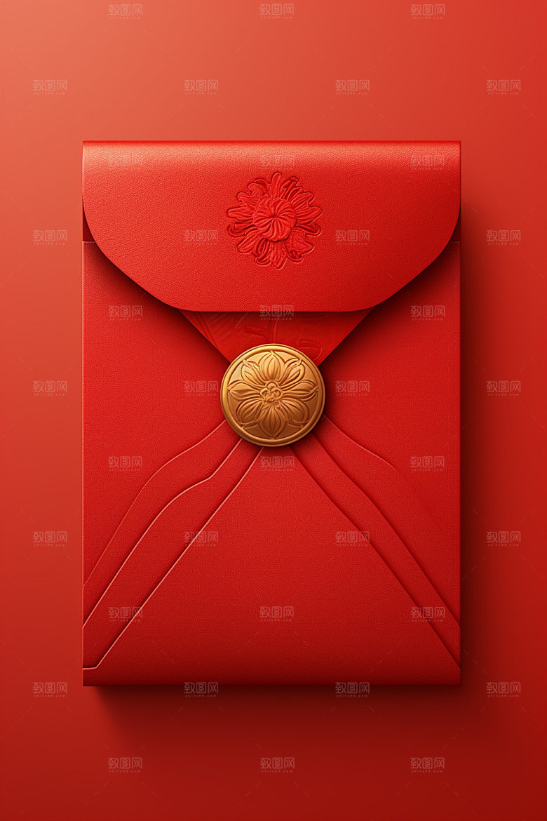 红包压岁钱新年元素