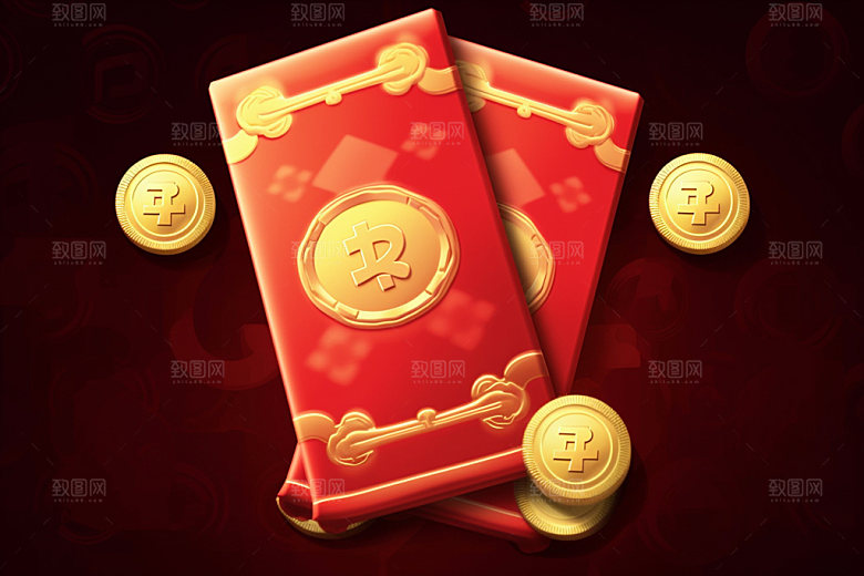 红包中国年大促元素