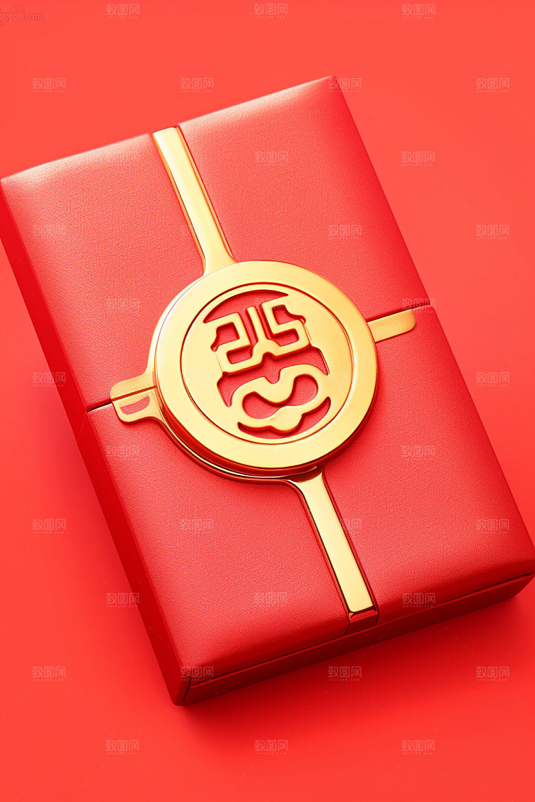 红包压岁钱新年元素