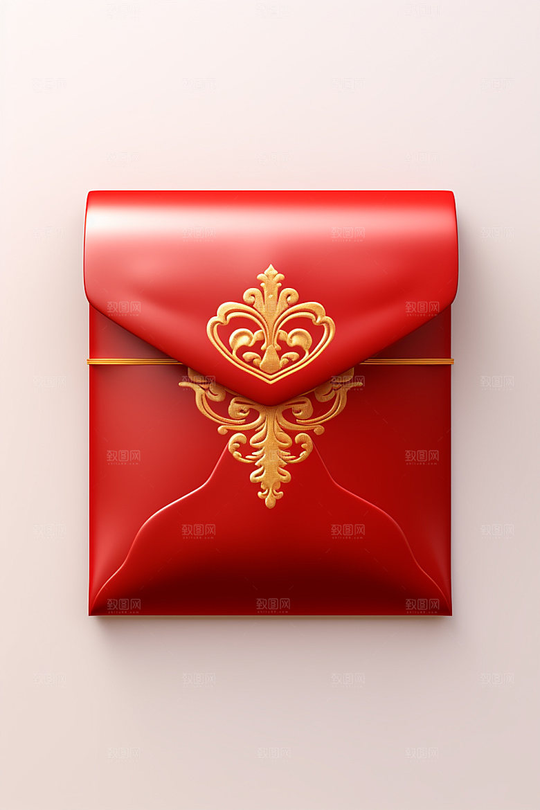 红包压岁钱福利元素