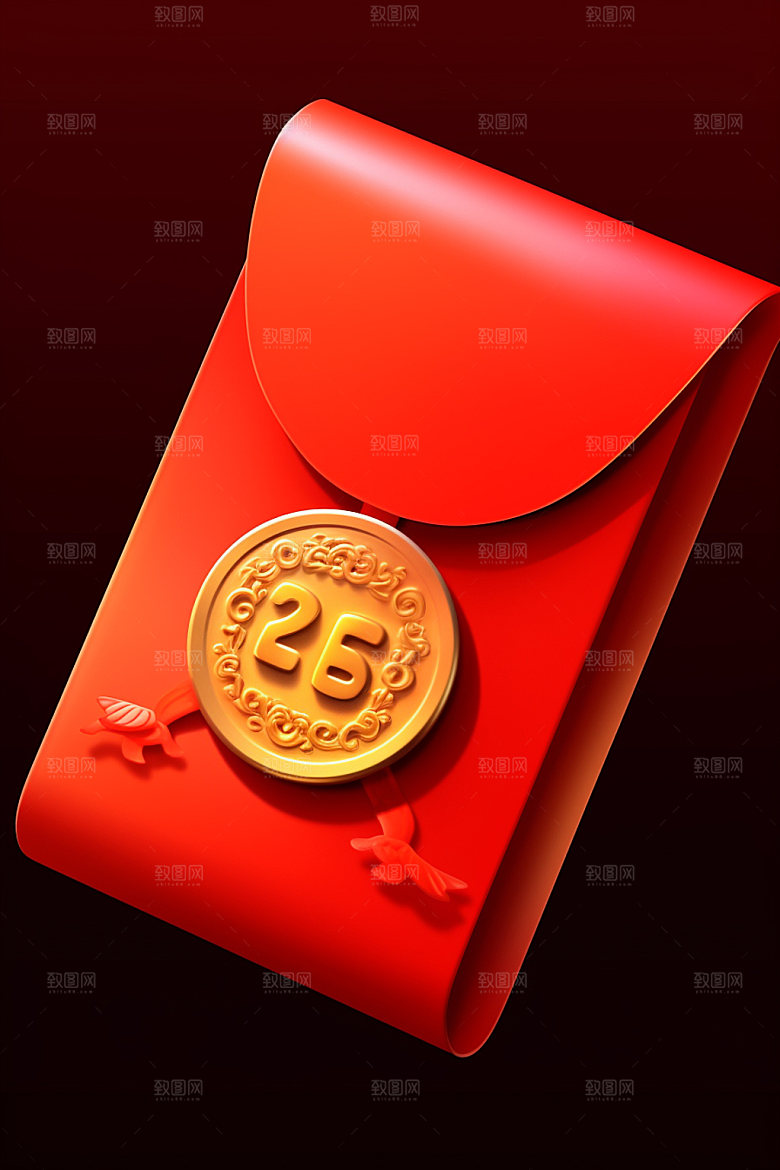 红包喜庆新年元素