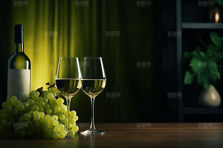 红酒酒瓶玻璃瓶样机