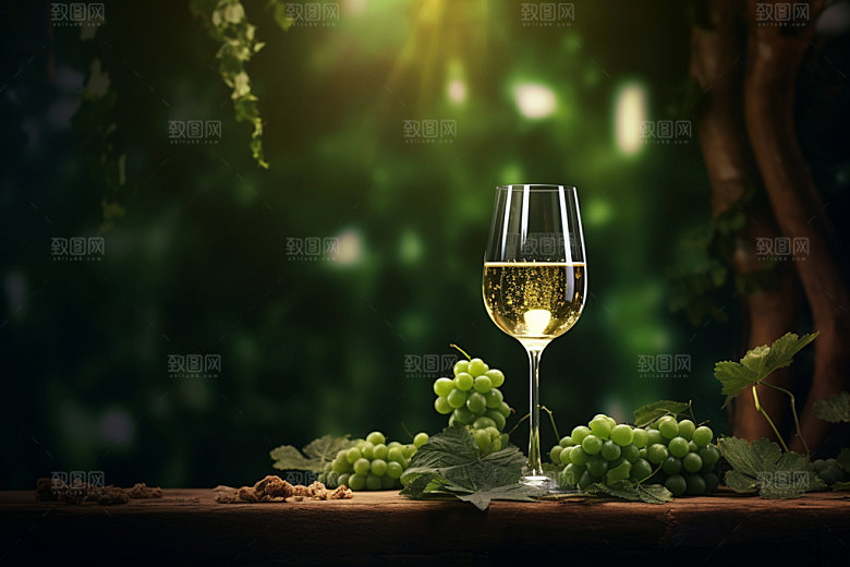 红酒玻璃瓶酒瓶样机