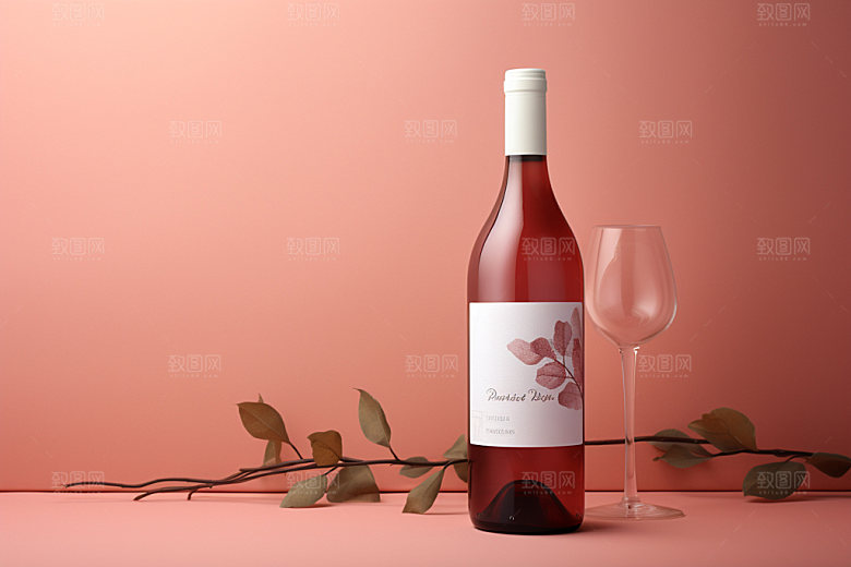 红酒葡萄酒高清样机