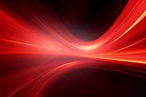 红色抽象光线背景图