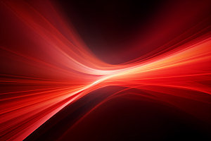 红色光束抽象背景图