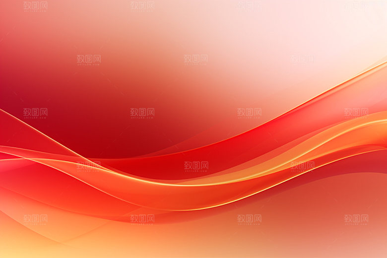 红色线条活动背景图