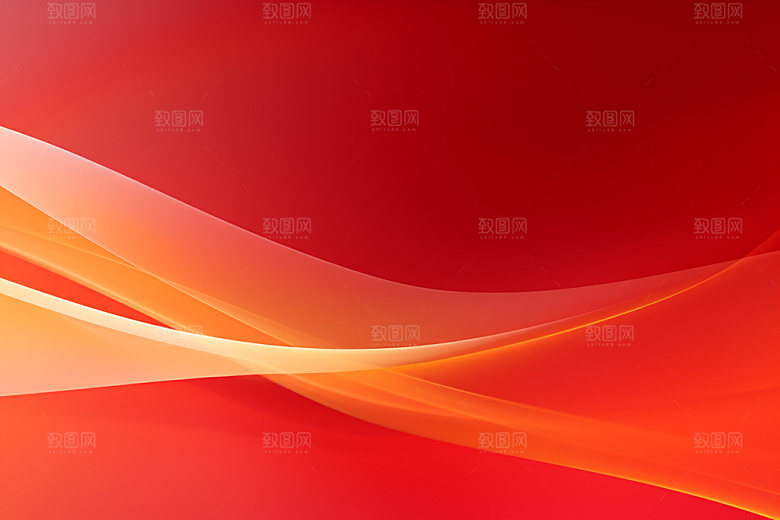 红色党建线条背景图