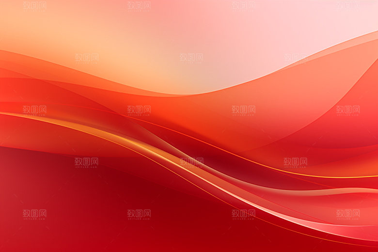 红色线条党建背景图