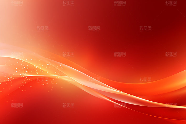 红色简约渐变背景图