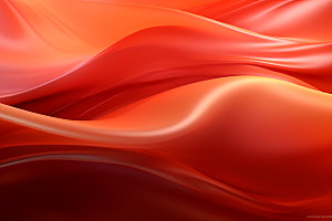 红色褶皱丝绸背景图
