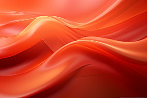 红色褶皱布纹背景图