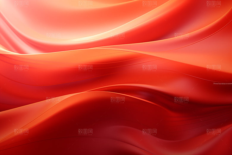 红色高清线条背景图
