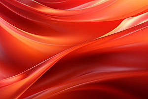 红色褶皱波浪线背景图