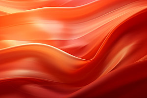 红色波浪线褶皱背景图