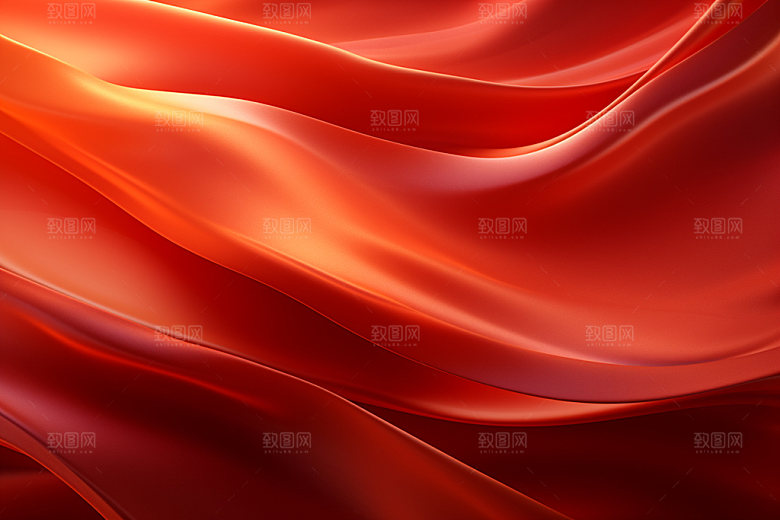 红色丝绸高清背景图