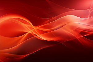 红色褶皱丝绸背景图
