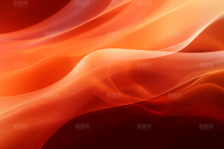红色飘带高清背景图