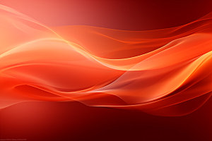 红色丝绸线条背景图