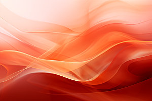 红色飘带丝绸背景图