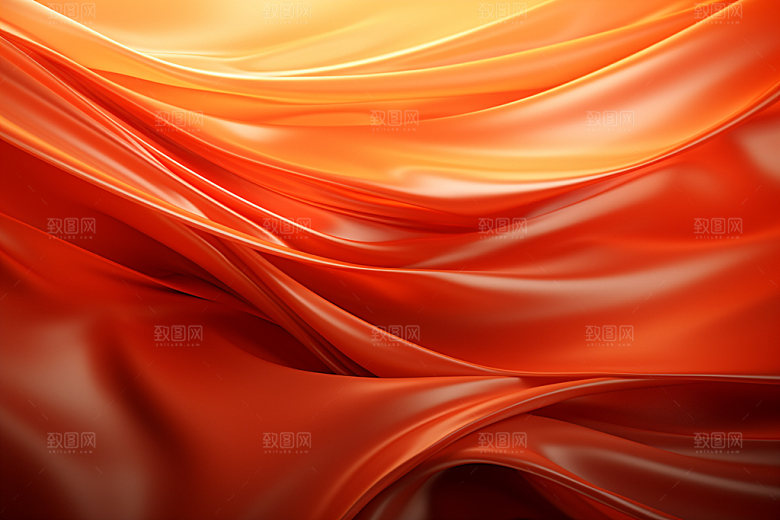 红色线条抽象背景图
