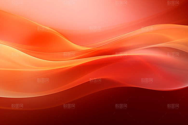 红色飘带高清背景图
