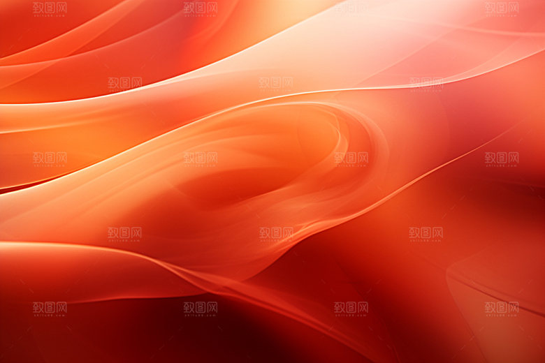 红色高清波浪线背景图