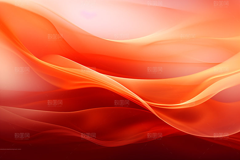 红色简约布纹背景图