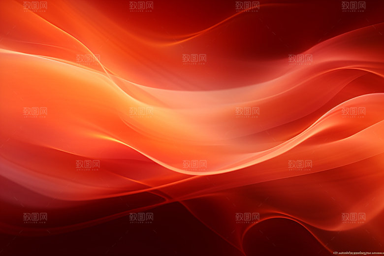 红色高清飘带背景图