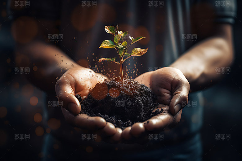 环保植物生态素材