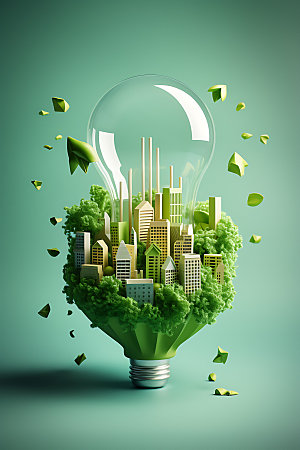 环保生态清洁能源素材