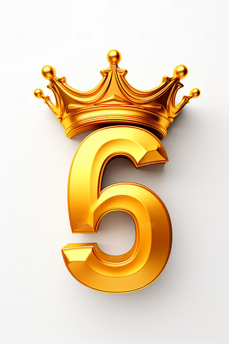 皇冠数字富贵3D元素