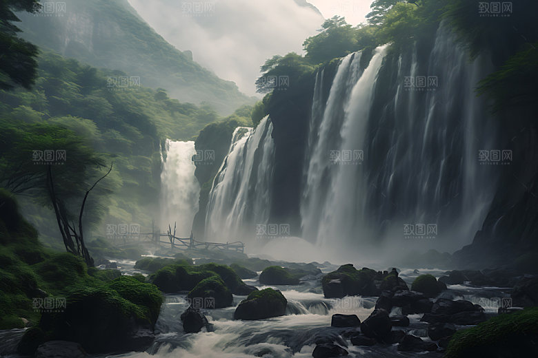 黄果树瀑布景区安顺摄影图