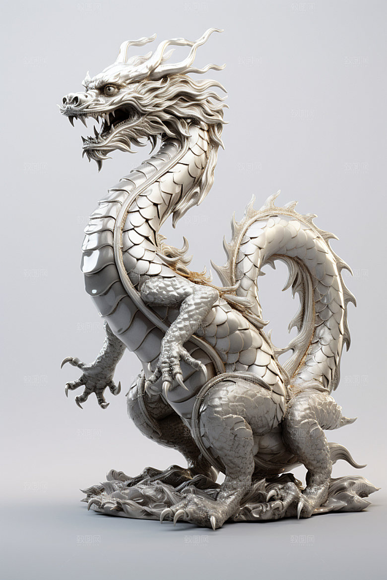 黄金龙柏金龙金属模型