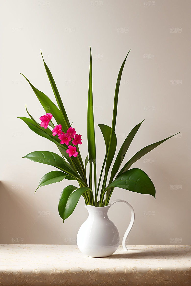 家居花瓶室内软装摄影图